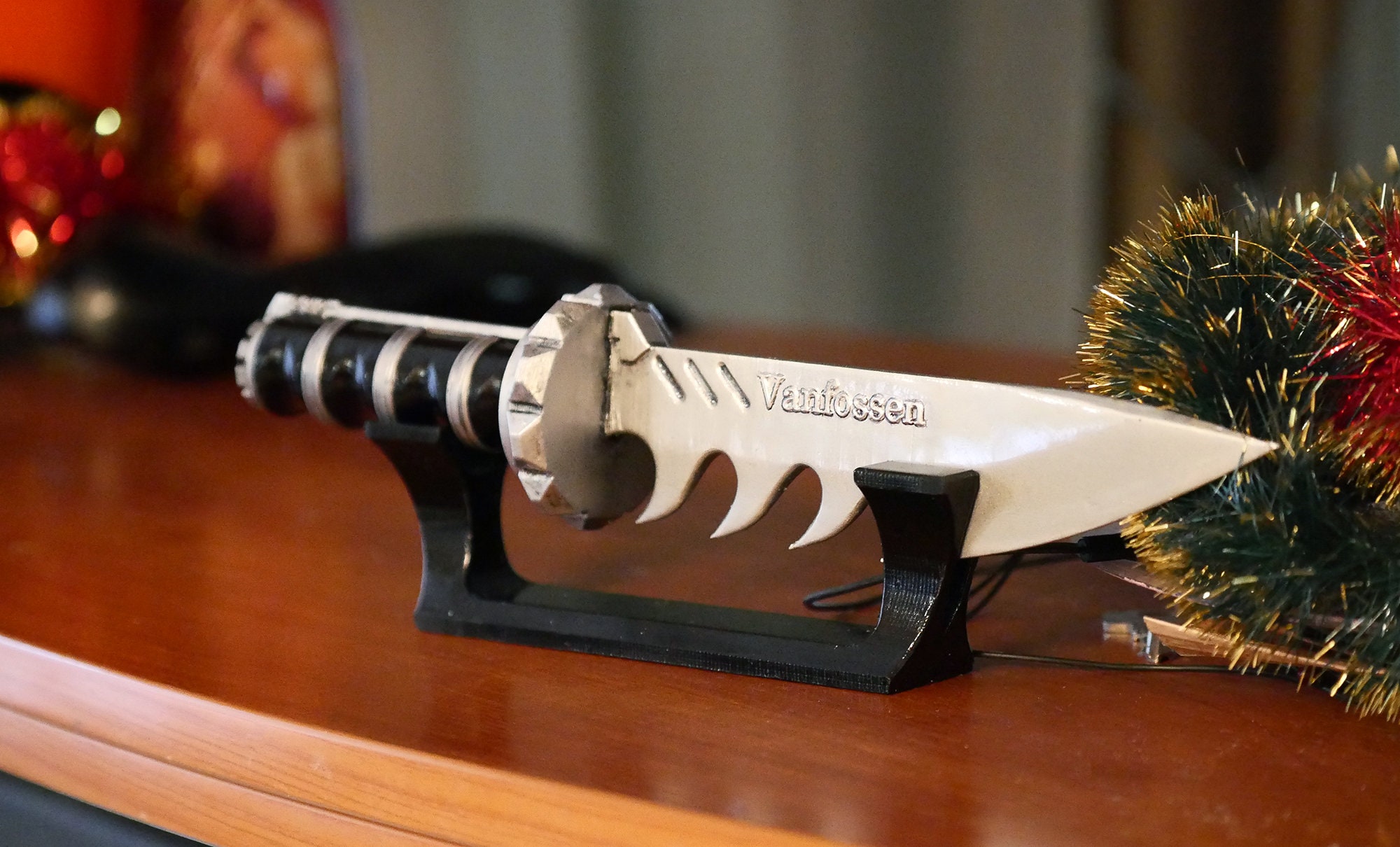 Black Combat Knife Inspired by Gears of War Collections Etsy UK