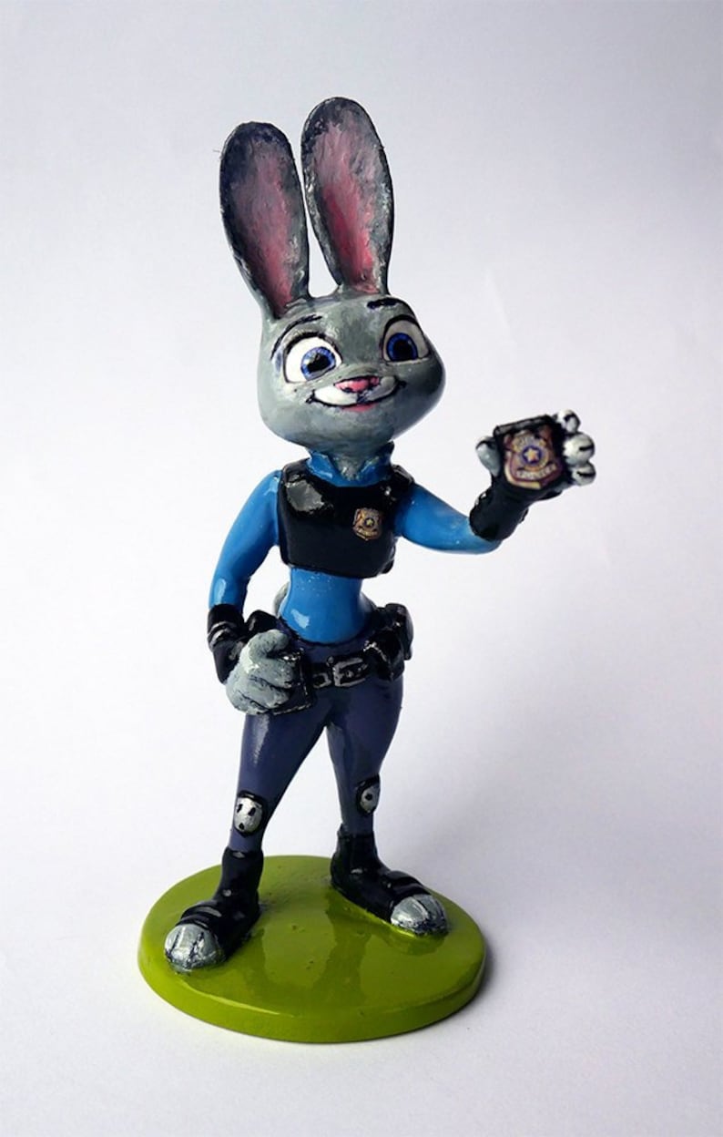 Judy Hopps. Figure Nursery decor Cake topper Etsy