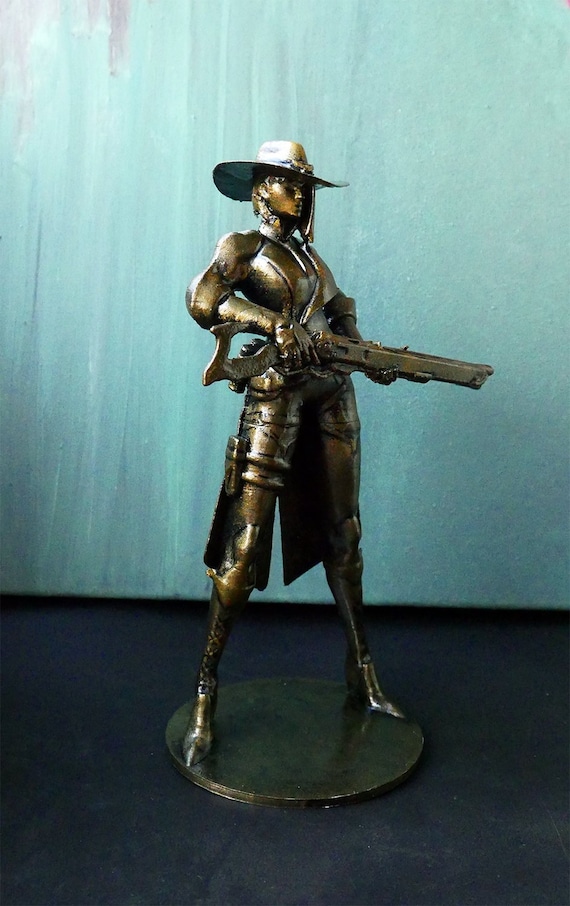 ashe overwatch statue