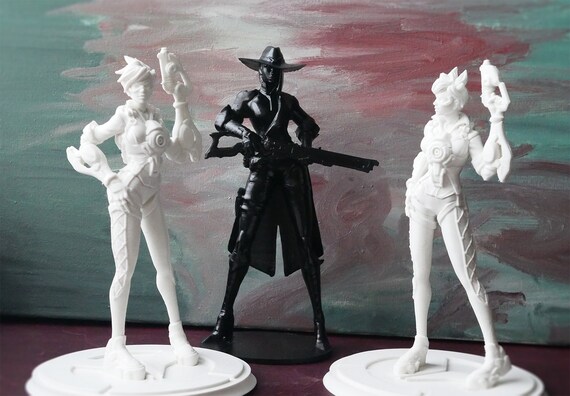 ashe overwatch statue