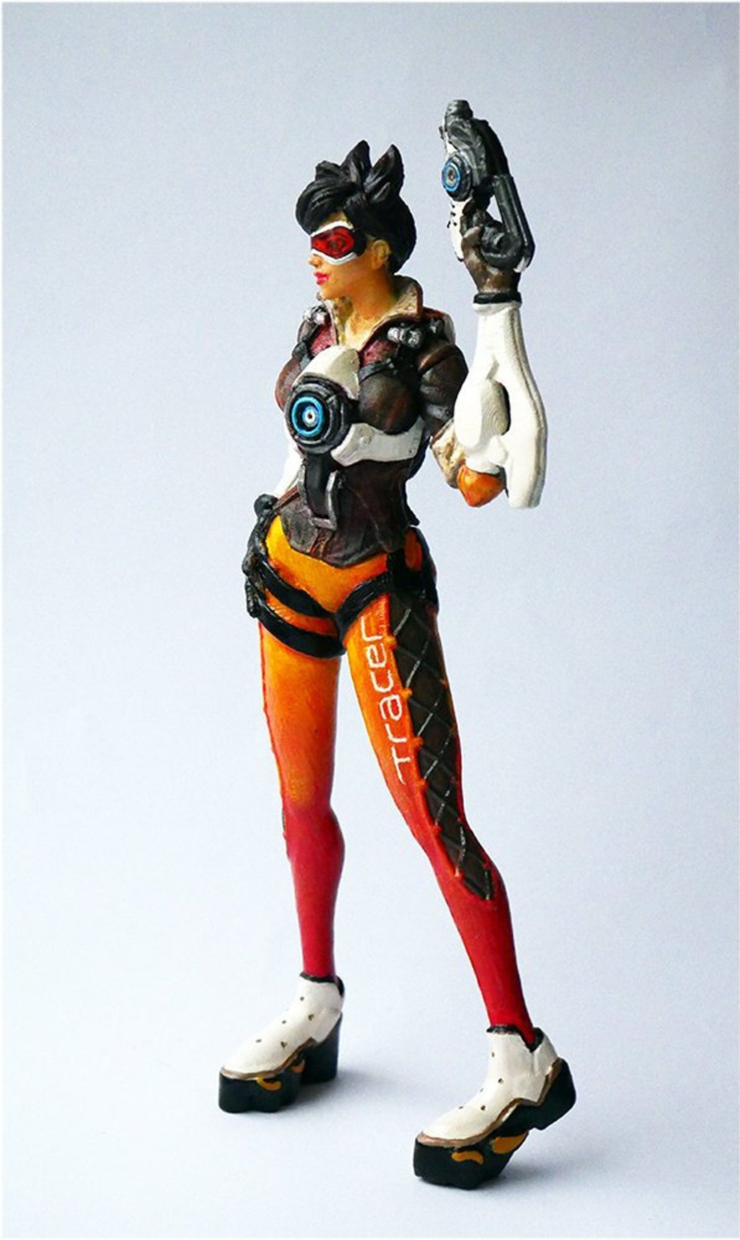 Overwatch Tracer Figurine Different Height Option Resin / Game 