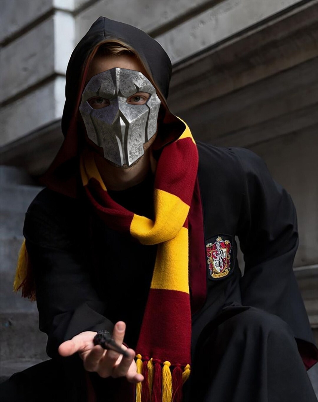 The Duellists Mask. Inspired by Hogwarts Legacy Mask. Iron Mask