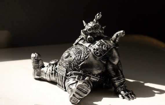 Silver (bronze) Roadhog, Sculpture, Collections Model. 3d