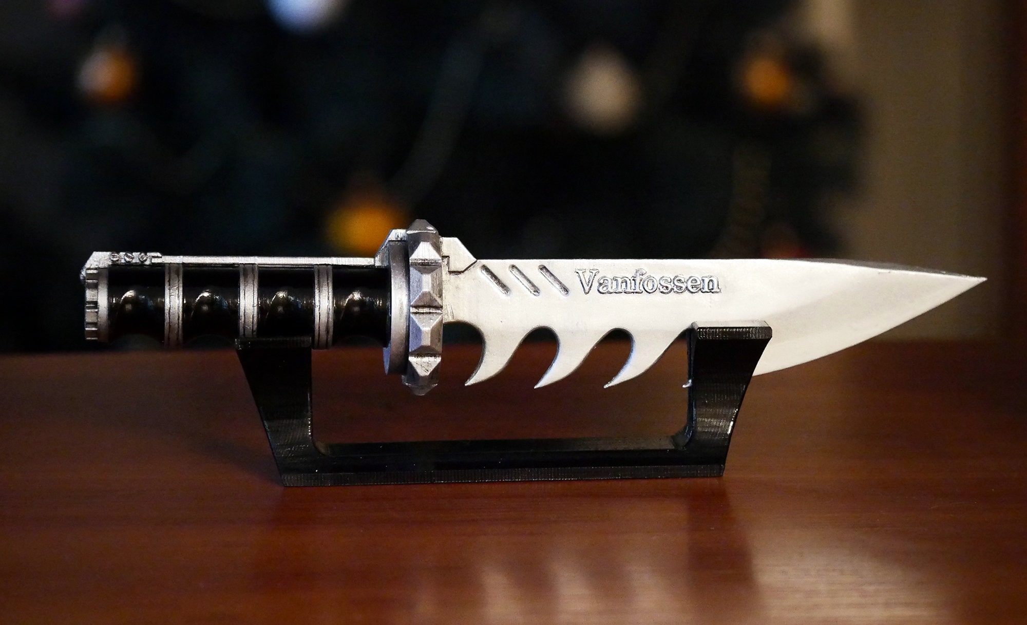 Black Combat Knife Inspired by Gears of War Collections Etsy UK