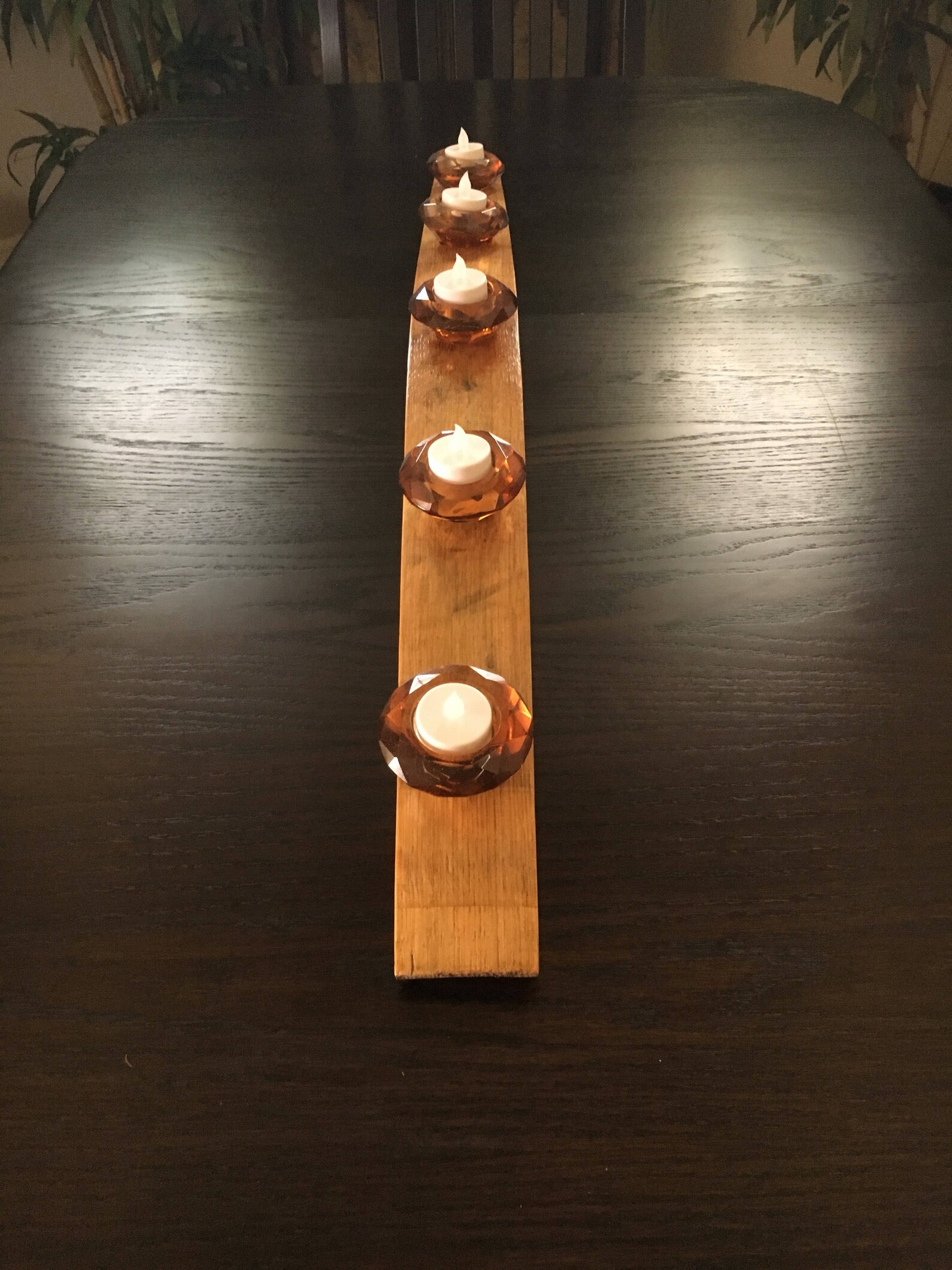 Wine Barrel Stave Candle Holder CA Wine Barrel Home Decor Etsy