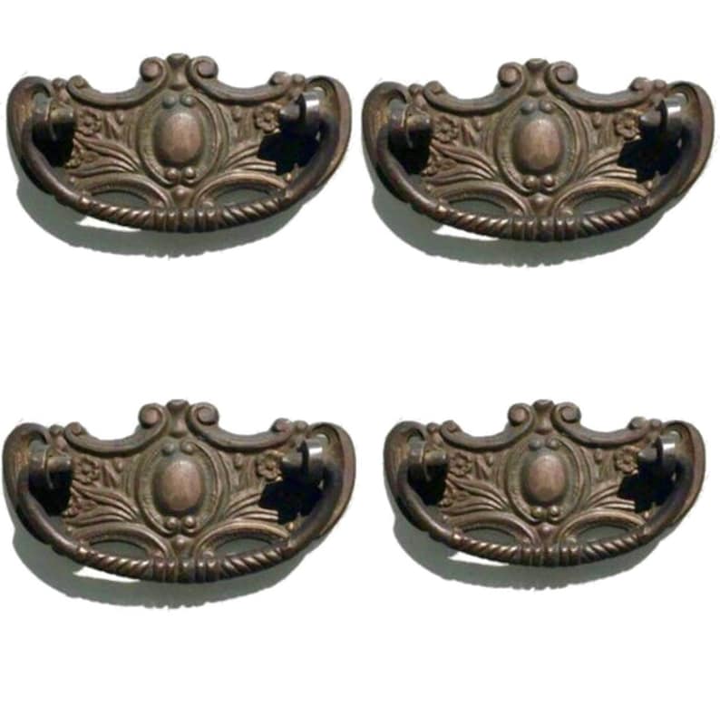 Kitchen Cupboard Door Pull Handle Heavy Oval Solid Knob in Polish Brass 36mm