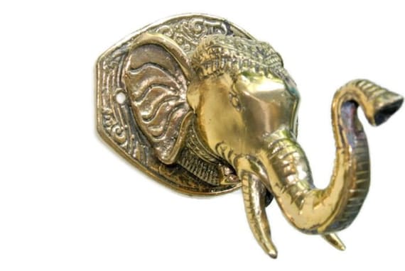 Chinese Pure brass elephant small pendant