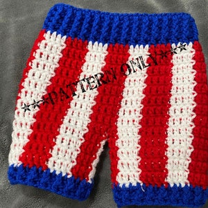 Boxing Shorts Photo Prop Pattern