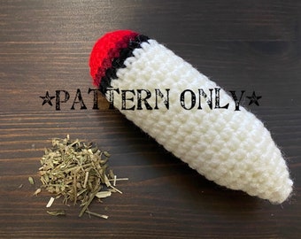 Pattern Only Crochet Cat Toy Doobie