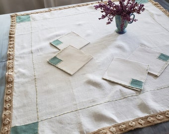 テーブルクロスとナプキン4枚（20-20） - Etsy 日本