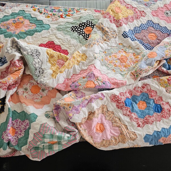 Hand Sewn Quilt Etsy