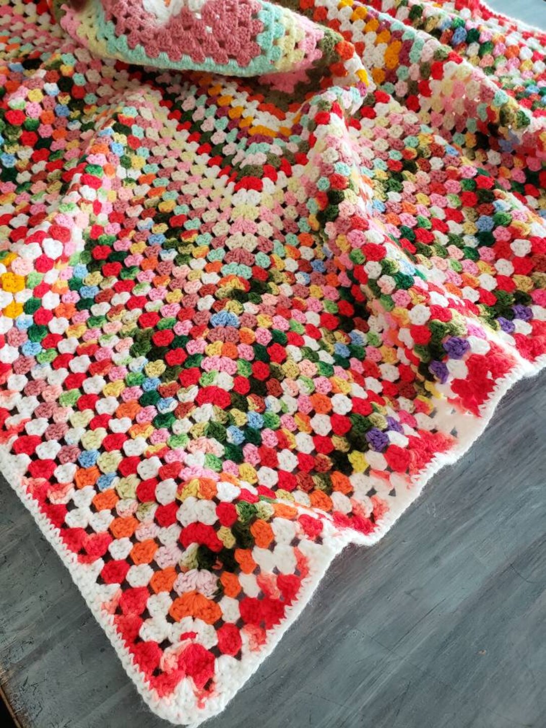 Handmade Afghan Blanket 30149 Etsy