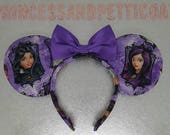 Decendants Inspired Mouse Ears Evie, Mal, Carlos and Jay by PrincessandPetticoat