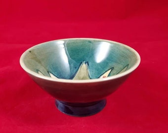 Moorcroft Pottery Footed Bowl