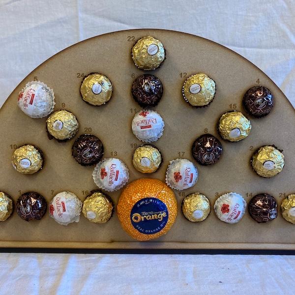 Chocolate Orange Advent Calendar Etsy UK
