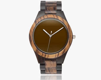 207. Indian Ebony Wooden Watch