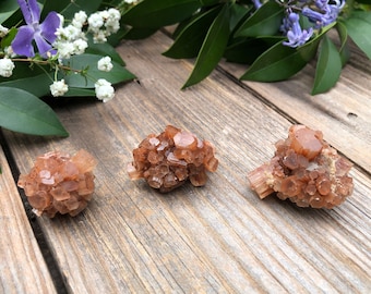 Aragonite Crystal Cluster Star Formation