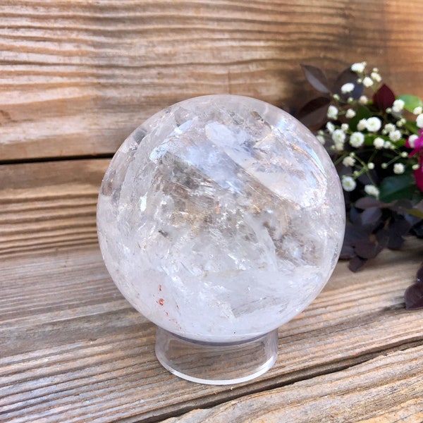 Extra-Large Clear Quartz Crystal Sphere