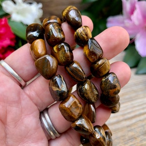 Tigers Eye Tumbled Gemstone Bracelet