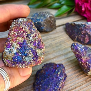 Chalcopyrite Peacock Ore Crystal