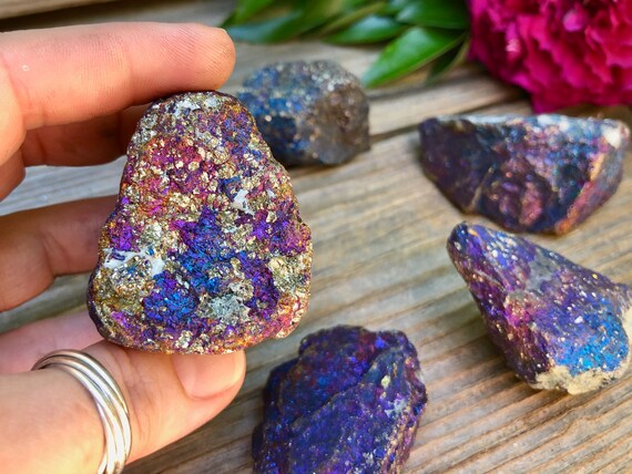 Chalcopyrite Peacock Ore Crystal