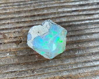 Ethiopian Welo Opal, Authentic Opal Specimen in Matrix