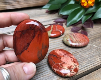 Red Jasper Worry Stone