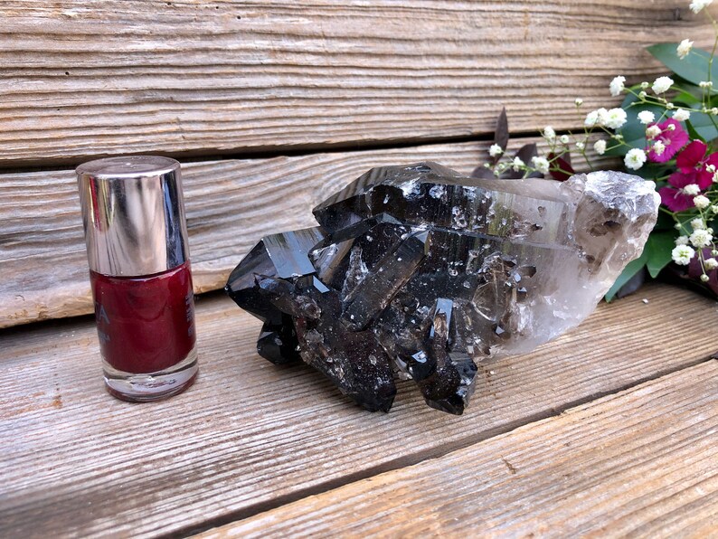 Extra-Large Smoky Quartz Crystal Cluster