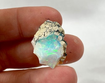 Ethiopian Welo Opal, Authentic Opal Specimen in Matrix