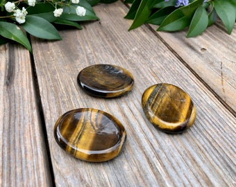 Tigers Eye Worry Stone
