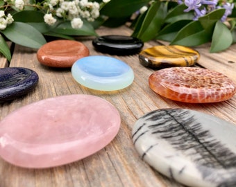 Worry Stone - assorted crystal varieties available