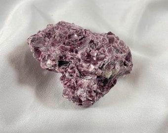 Raw Lepidolite in its Natural Crystalline Form