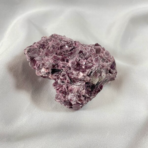 Raw Lepidolite in its Natural Crystalline Form