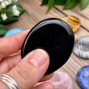 Obsidian Worry Stone