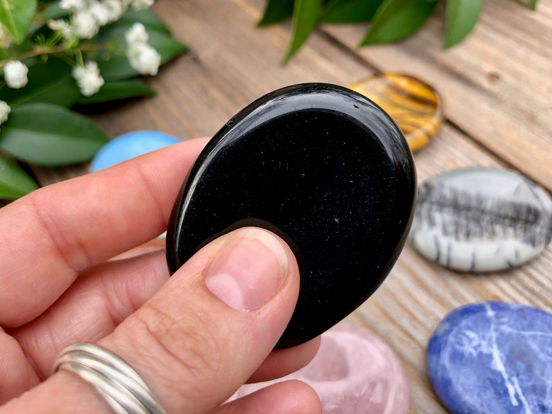 Obsidian Worry Stone image 1