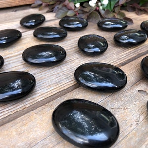 Black Obsidian Polished Stone