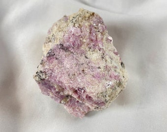 Raw Lepidolite in its Natural Crystalline Form