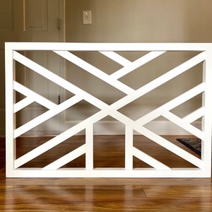 Baby Gate with PET DOOR | Cat Door | Dog Door | Baby Gate | Safety Gate | Pet Opening | Wooden Gate | Stylish Gate | Chippendale Gate