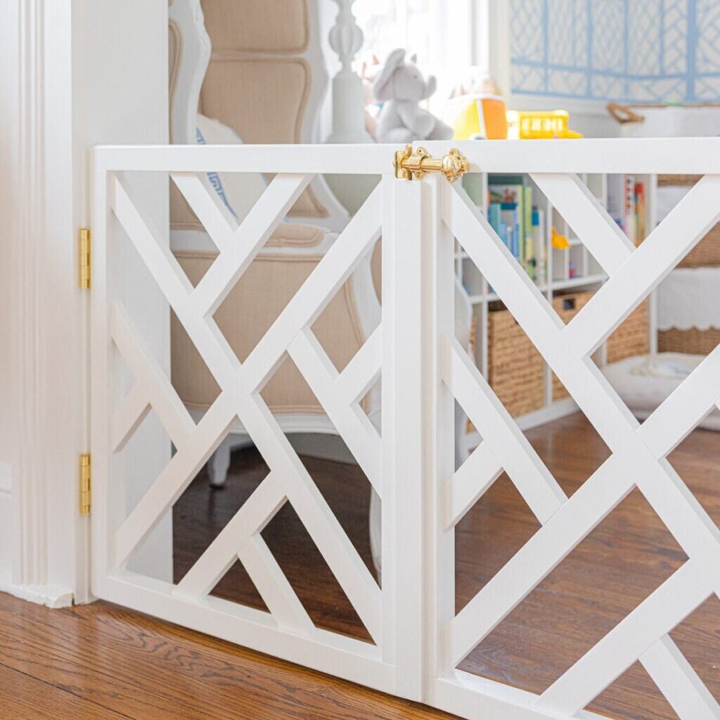 stylish pet gate