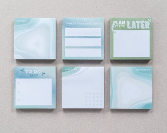 Trigg Top Three Sticky Notes | To Do List |  Notepads, 3 x 3-inches