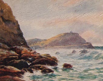 The CAPSTONE, ILFRACOMBE, DEVON, Antique Artist Postcard, c1905