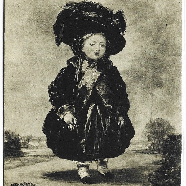 PRINCESS VICTORIA, (Queen) Aged 4 years old, S P Denning, Vintage Artist Postcard, c1910