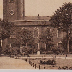 ÉGLISE PAROISSALE, WOOLWICH, Carte postale ancienne, Postée en 1919 à Paris, Tuck's Town & City #2159