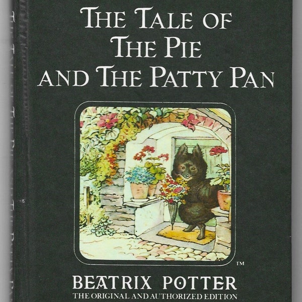 The Tale of the Pie and the Patty Pan by Beatrix Potter, F Warne & Co., 1995 ed., Vintage Children's Book, Hardback, Olive Boards