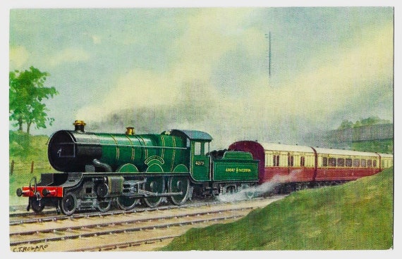 GWR Railway Loco 4073 Caerphilly Vintage - Etsy