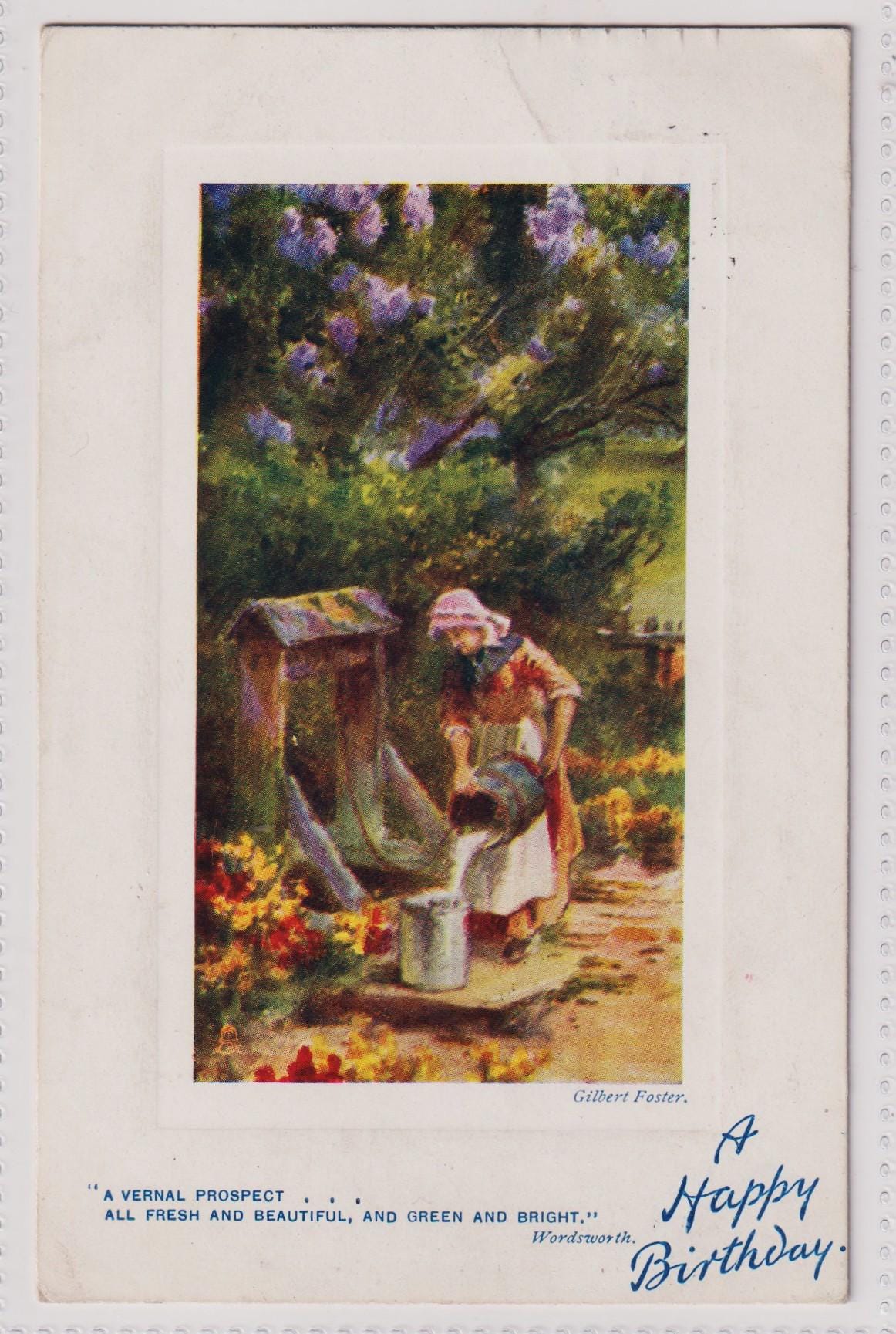 Gilbert Postcard - Etsy