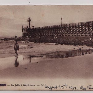 CALAIS, carte postale ancienne de la 1ère guerre mondiale, O.A.S., postée en août 1917 à Walter Furness, service n°8, hôpital de guerre, Bath (R27)