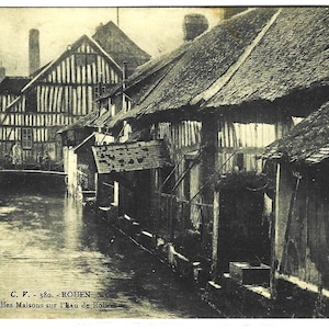 ROUEN, FRANCE, Antique French Postcard, Posted in 1914 (B1)