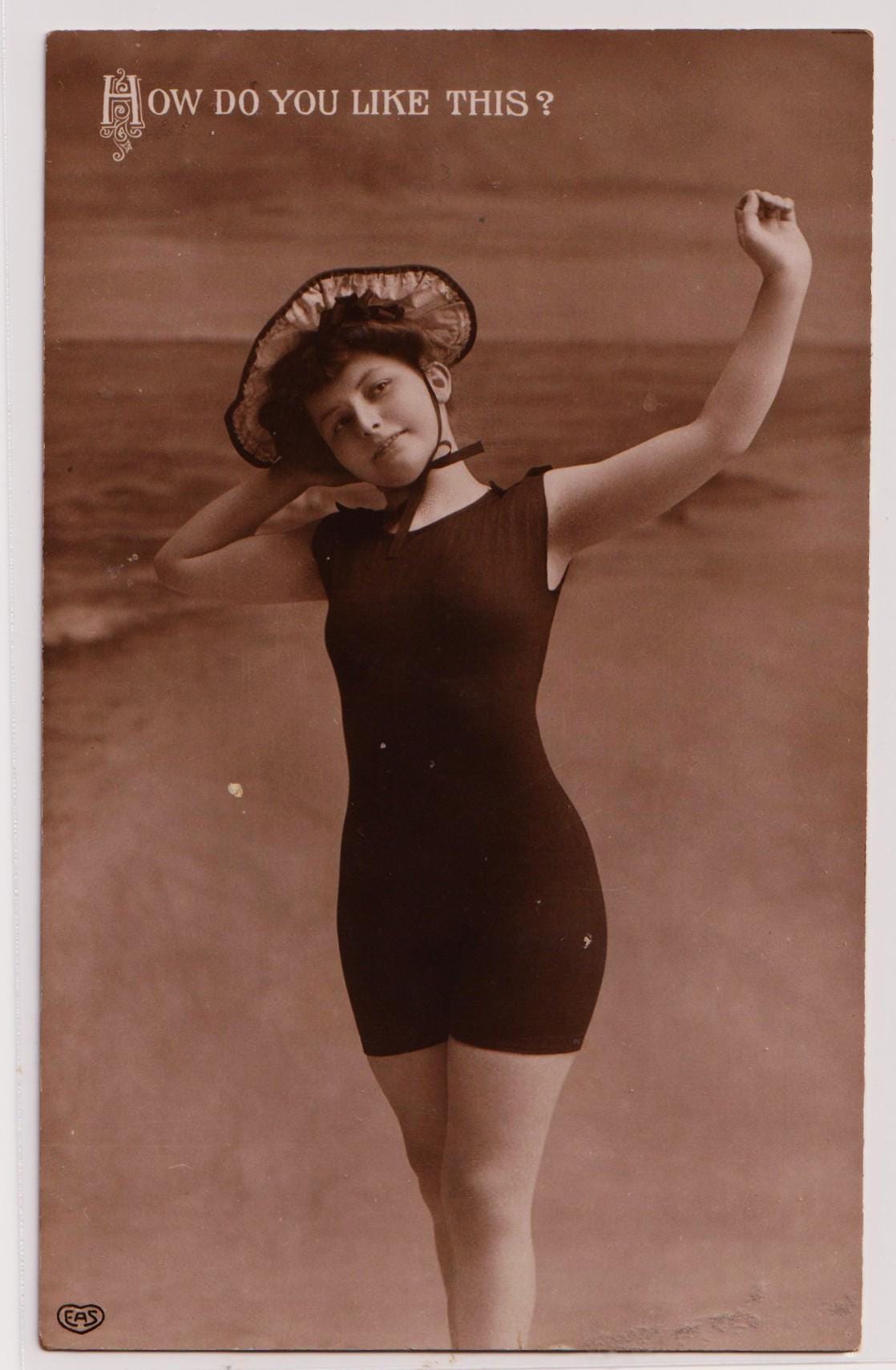 slim fit dress slacks Navy Blue 1950s Pleated Halter Swimsuit