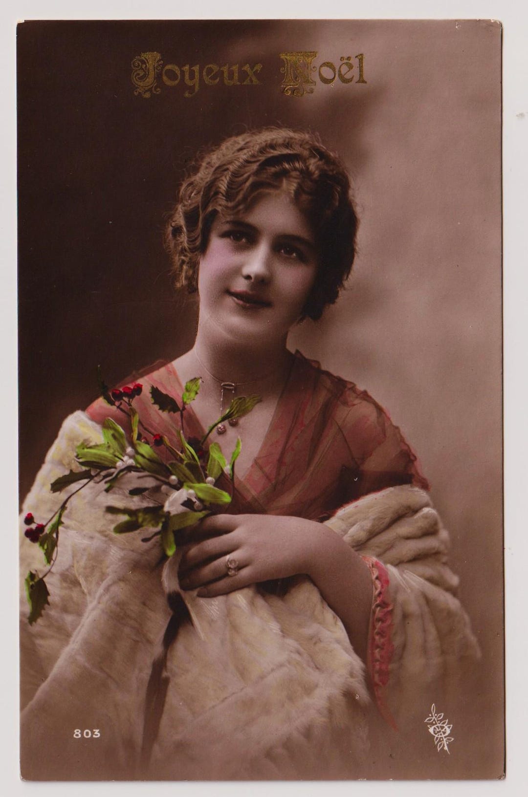 *アンティークポストカード　ヴィーナスのような妖艶な少女* アンティークポストカード ヴィーナスのような妖艶な少女*